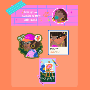 🧃 Stickers “I AM AN ARTIST”