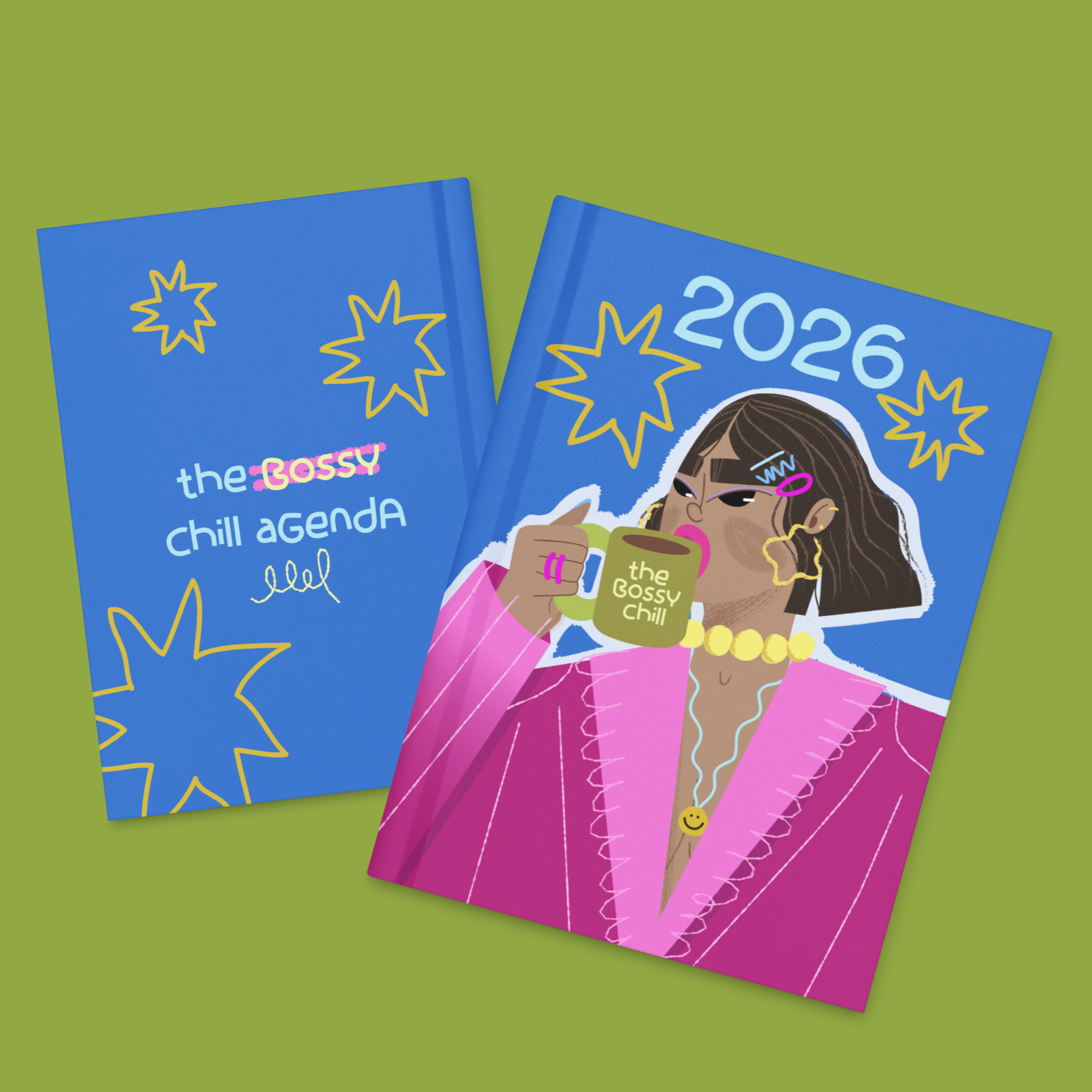 📘Agenda 2026 – The Bossy Chill (No incluye pack de stickers)