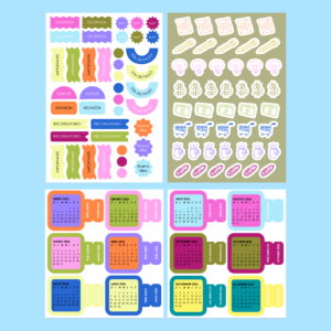 ✨Stickers Planner 2026 – Separadores + Decorativos