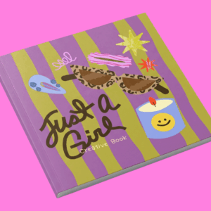 📘 Creative Coloring book – Just a Girl